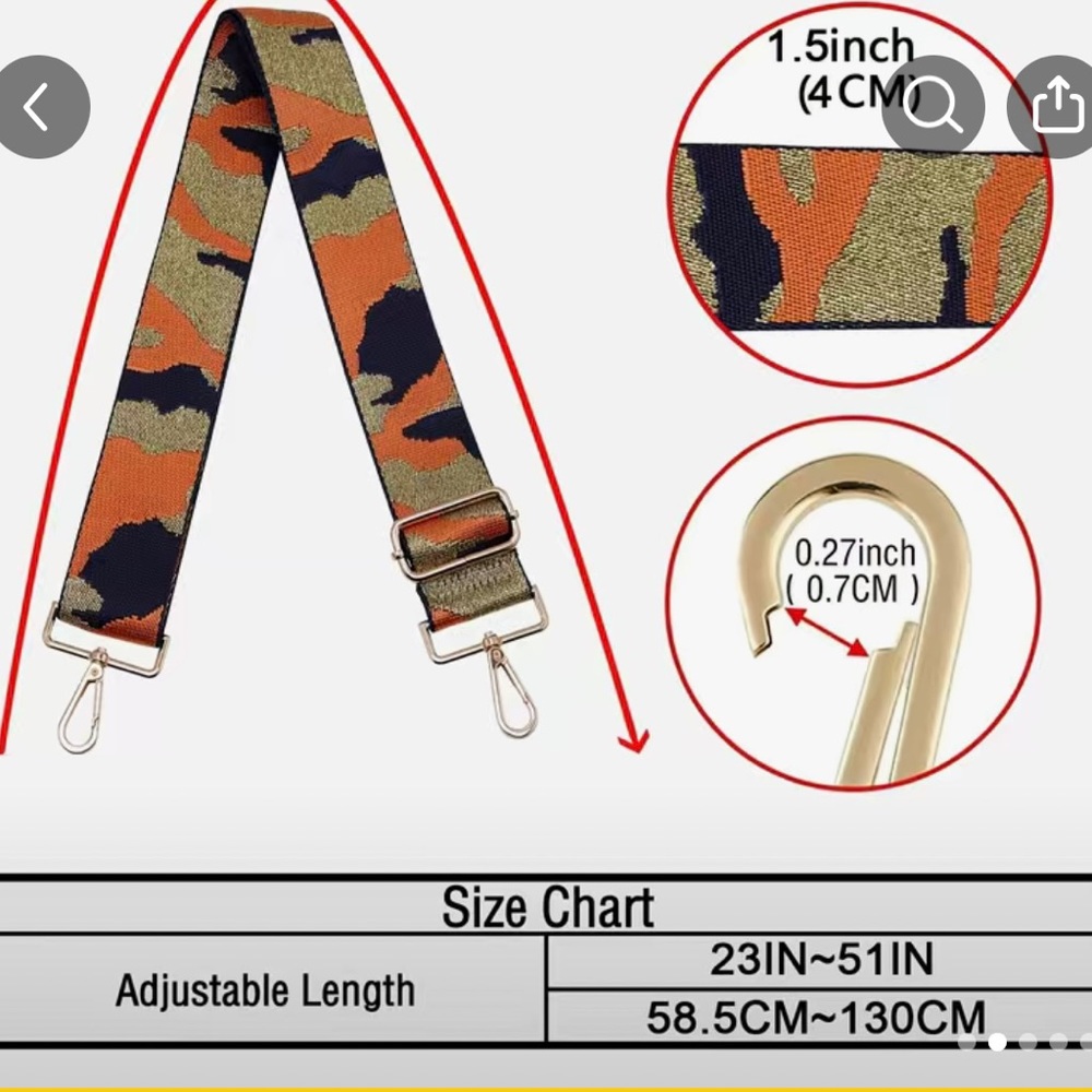Handbag Replacement Strap - Picture 2 of 2